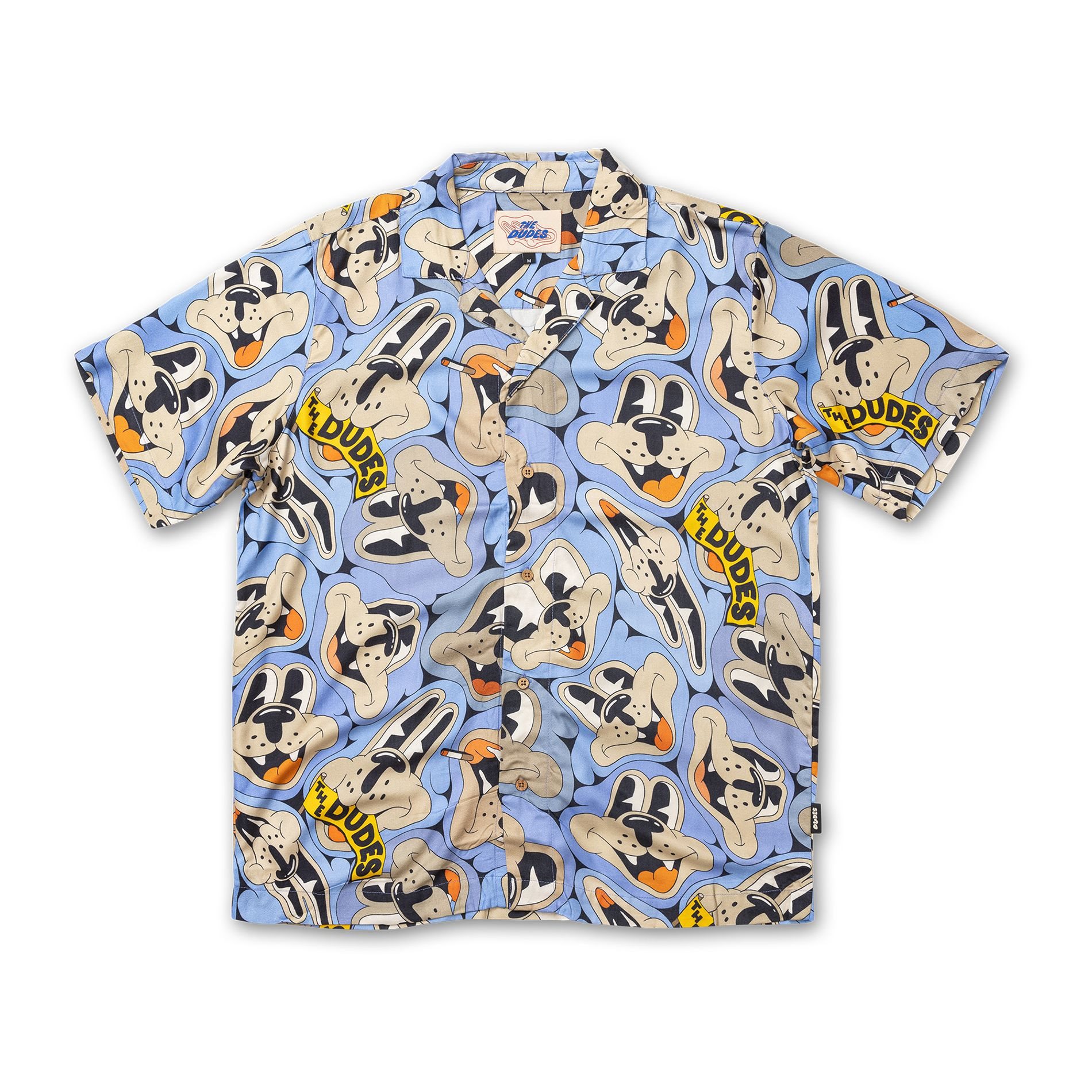 BEARISH BLUE HAWAIAN SHIRT