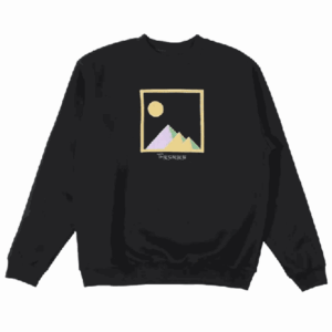 GIZA  APPLIQUE CREWNECK